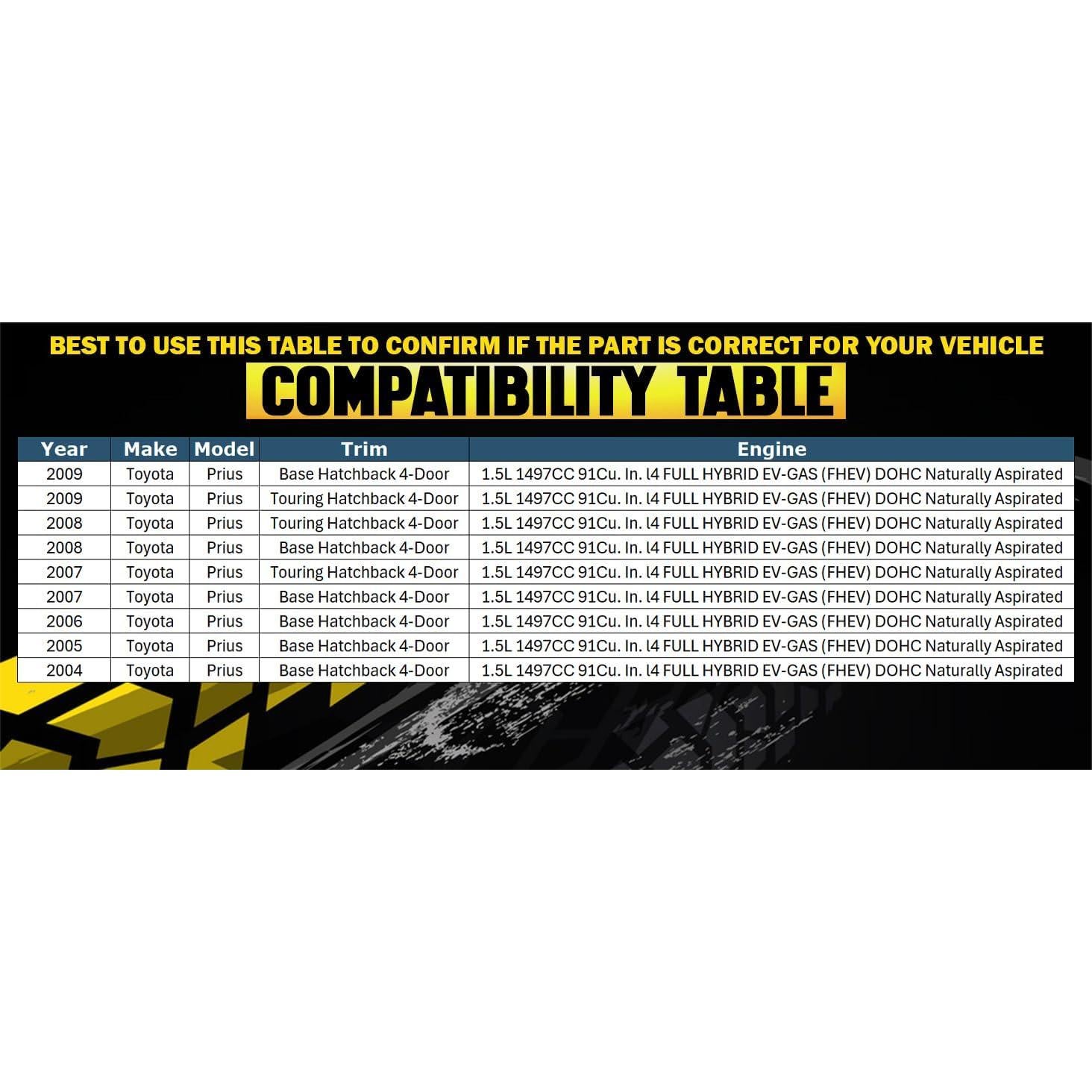 Silenciador trasero Escape Northeastern Toyota Prius 1.5L 2004-2009