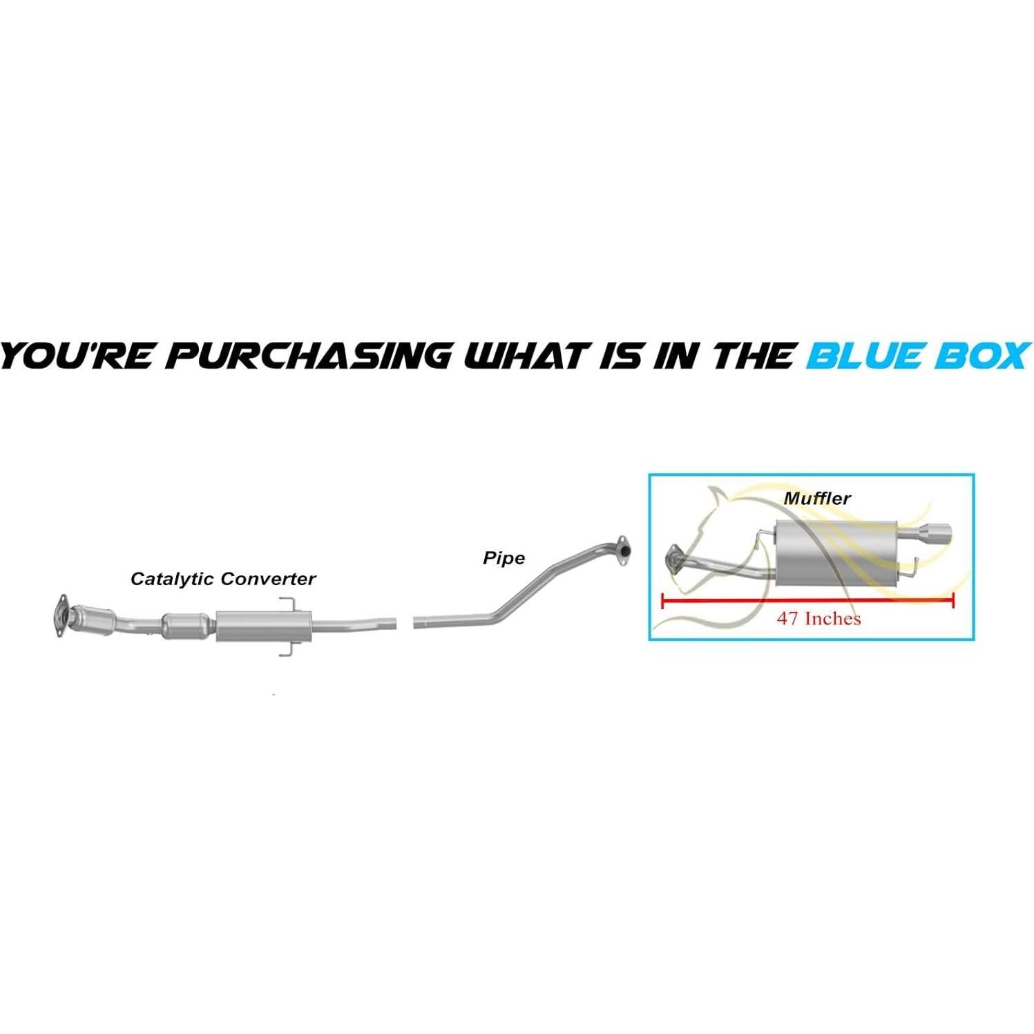 Silenciador de Escape Northeastern para Toyota Corolla 2014-2019 1.8L