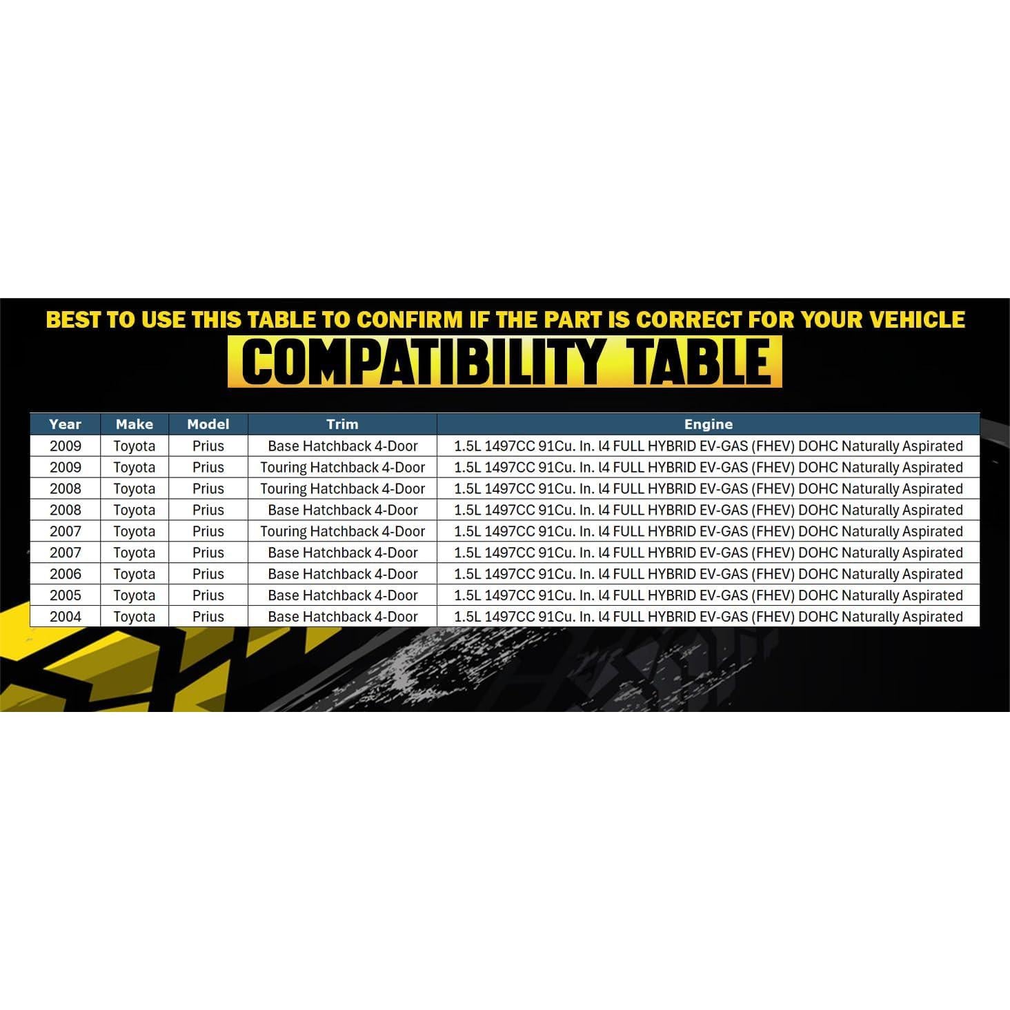 Tubo de Resonador Acero Inoxidable Northeastern Toyota Prius 2004-2009