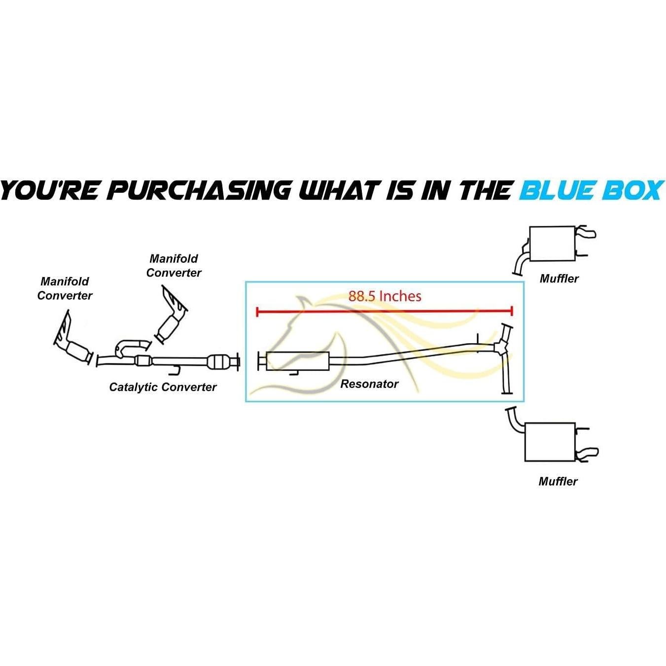 Tubo de Resonador de Escape Northeastern para Toyota Camry 3.5L 2007-2011