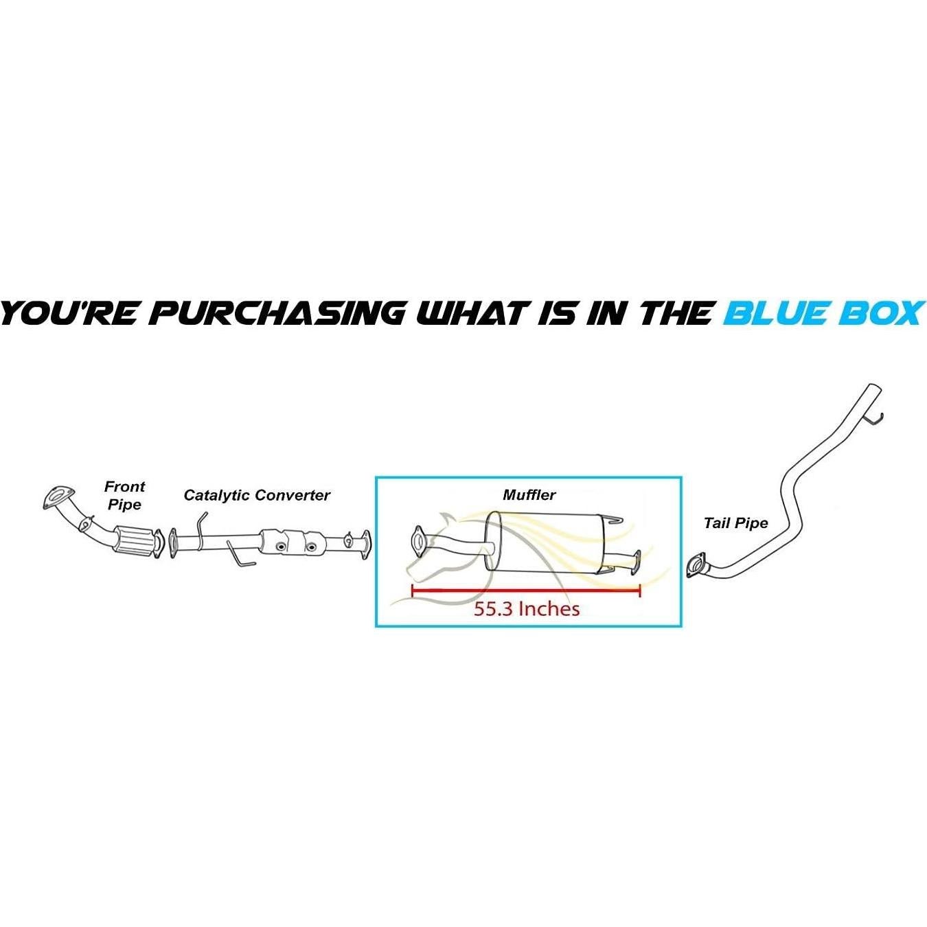 Silenciador Escape Northeastern Acero Inoxidable Toyota 4Runner 2010-2012