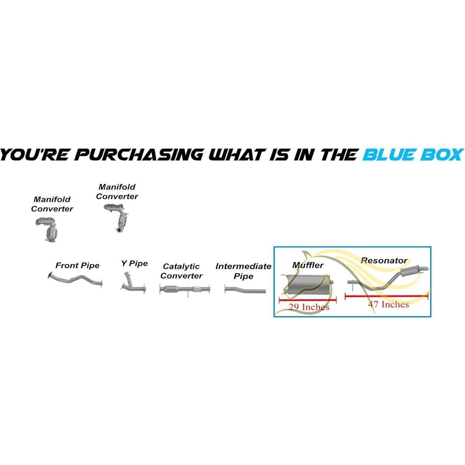 Kit de Escape Northeastern para Toyota Highlander 3.5L 2014-2016