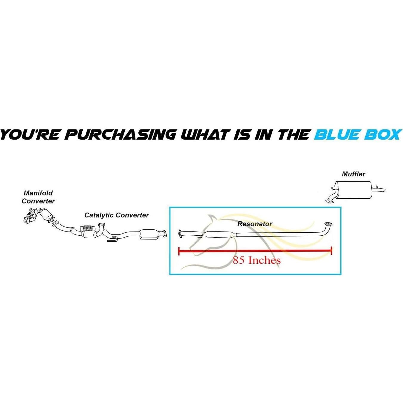 Tubería de Resonador Acero Inoxidable Escape del Noreste 3.0L