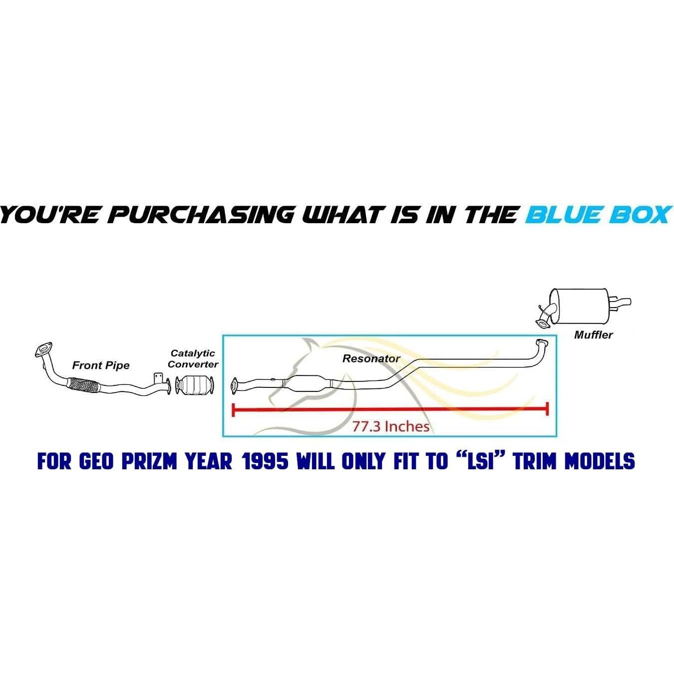 Tubería de Resonador Escape Northeastern para Toyota Corolla 1.8L