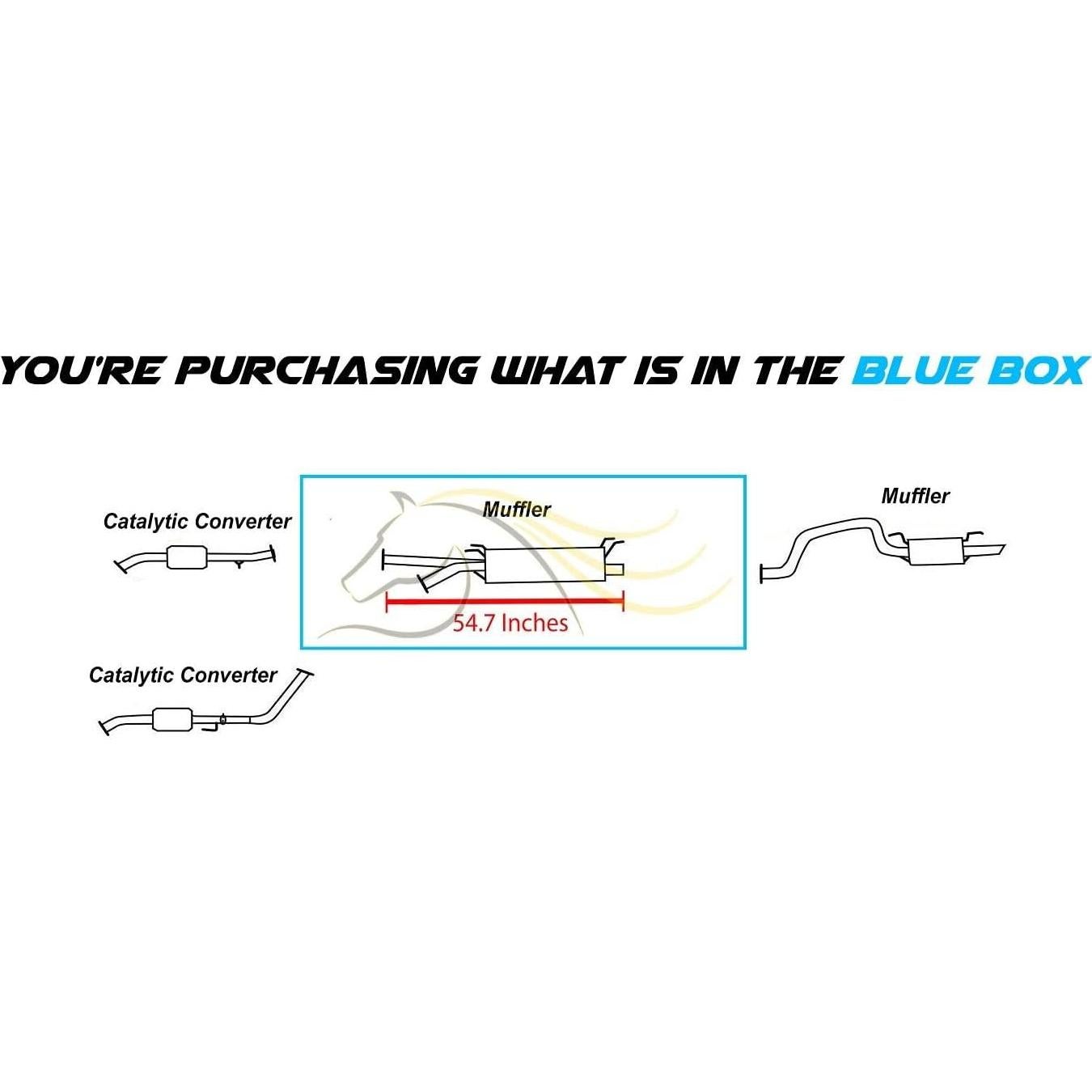 Silenciador Central Escape Northeastern Acero Inox. 409 Toyota Sequoia 2001-2007