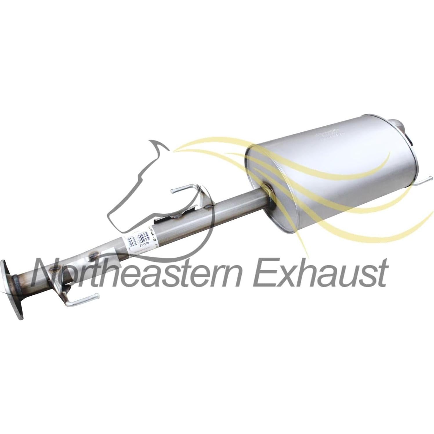 Silenciador de escape Northeastern para Toyota FJ Cruiser 4.0L 2007-2014 - Acero inoxidable 409 con juntas