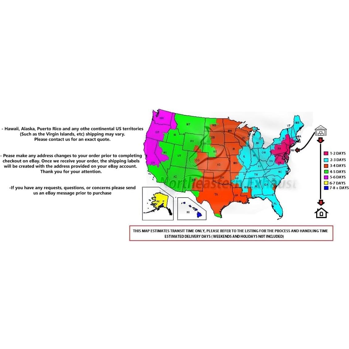 Silenciador de escape Northeastern para Toyota FJ Cruiser 4.0L 2007-2014 - Acero inoxidable 409 con juntas