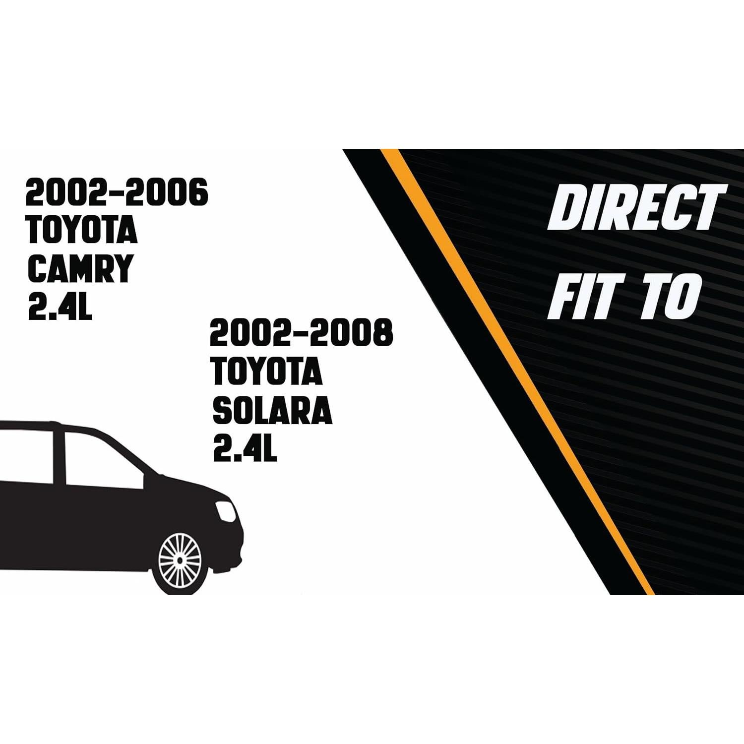 Silenciador de Acero Inoxidable Escape Northeastern para Toyota Camry 2002-2006 y Solara 2002-2008