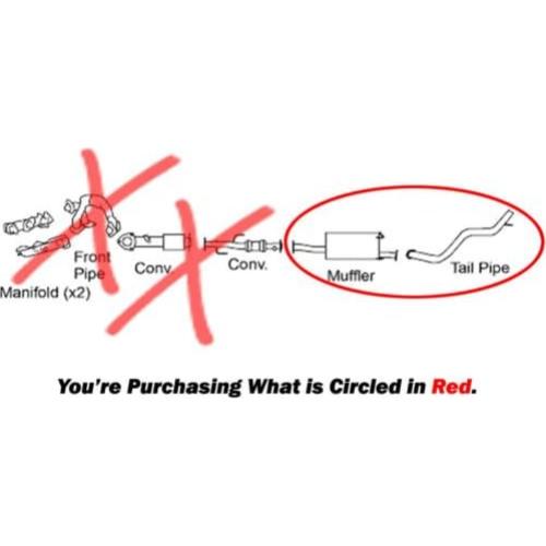 Sistema de Escape Northeastern para Toyota 4Runner 3.4L 1999-2000