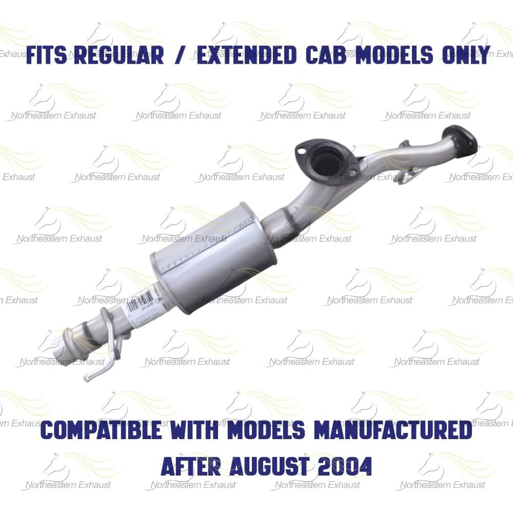 Silenciador Central Acero Inoxidable Escape del Nordeste Toyota Tundra 2004-2006