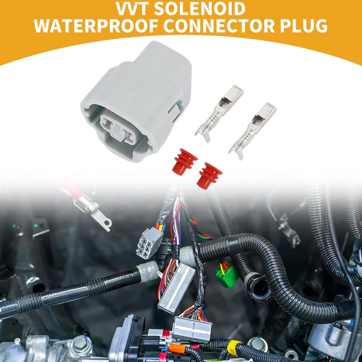 Conector de enchufe impermeable 2 pines Partuto para Toyota RAV4