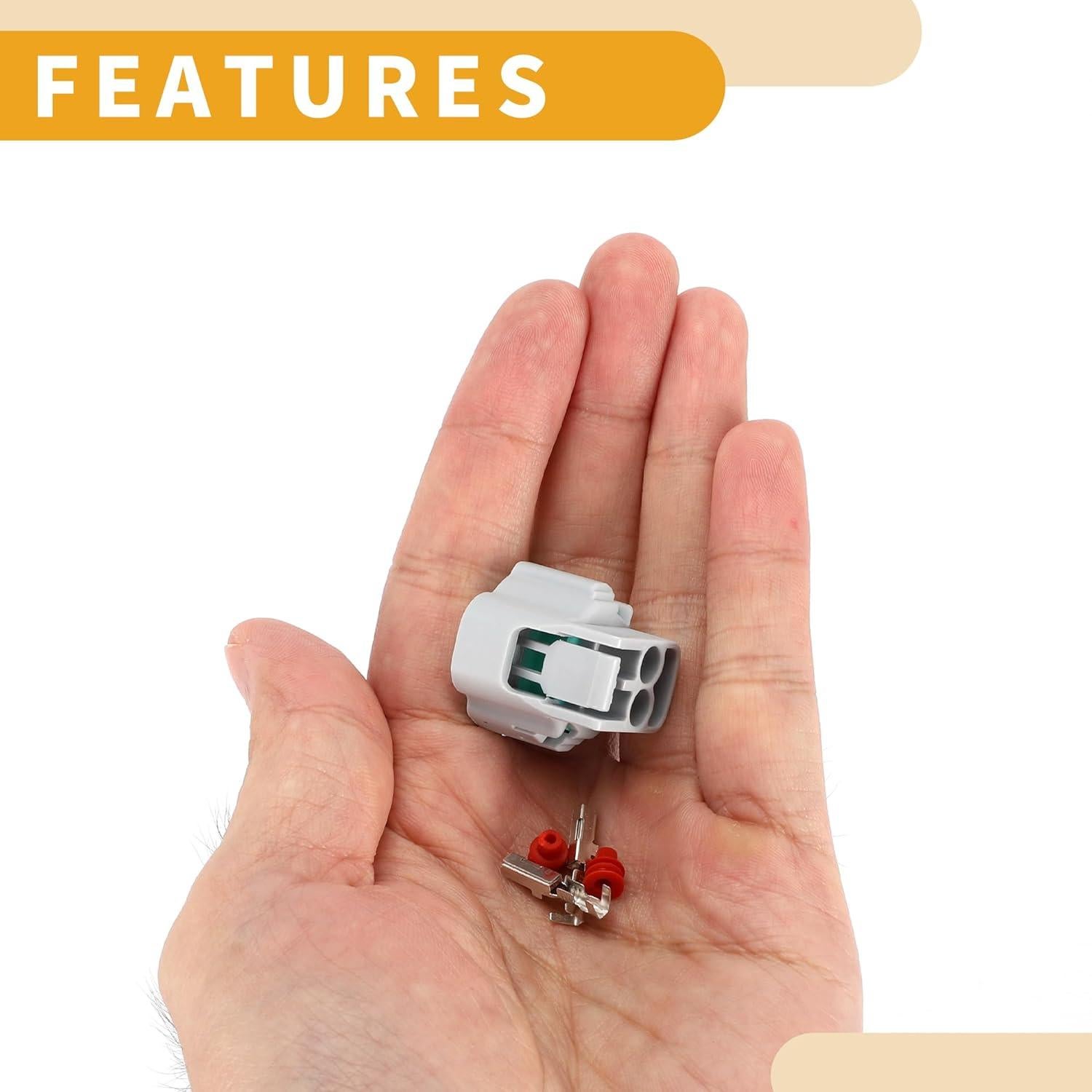 Conector de enchufe impermeable 2 pines Partuto para Toyota RAV4