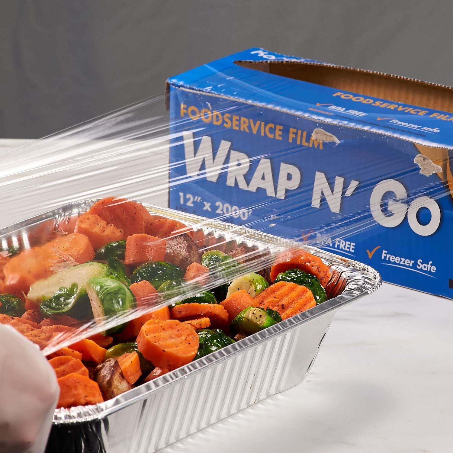 Película de Alimentos Karat WRAP N GO 30.48 cm x 609.6 m con Cortador