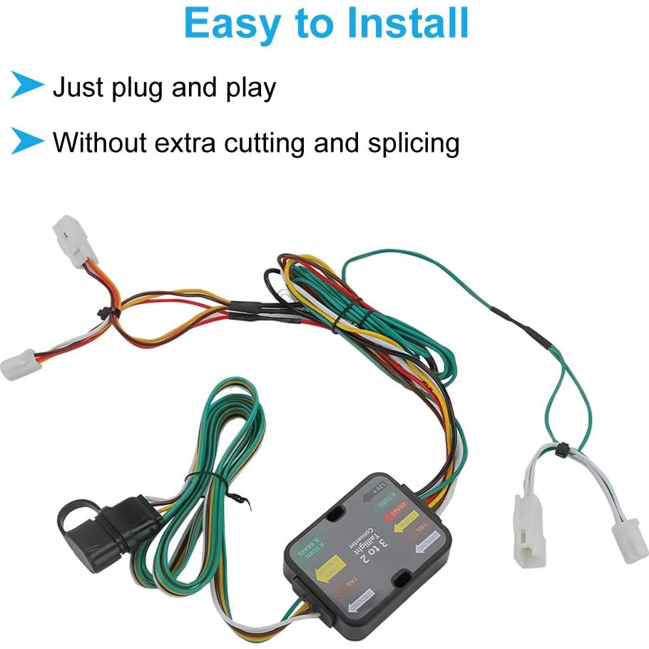 Arnés de Cableado para Remolque 4 Pines WATERWICH Compatible Toyota