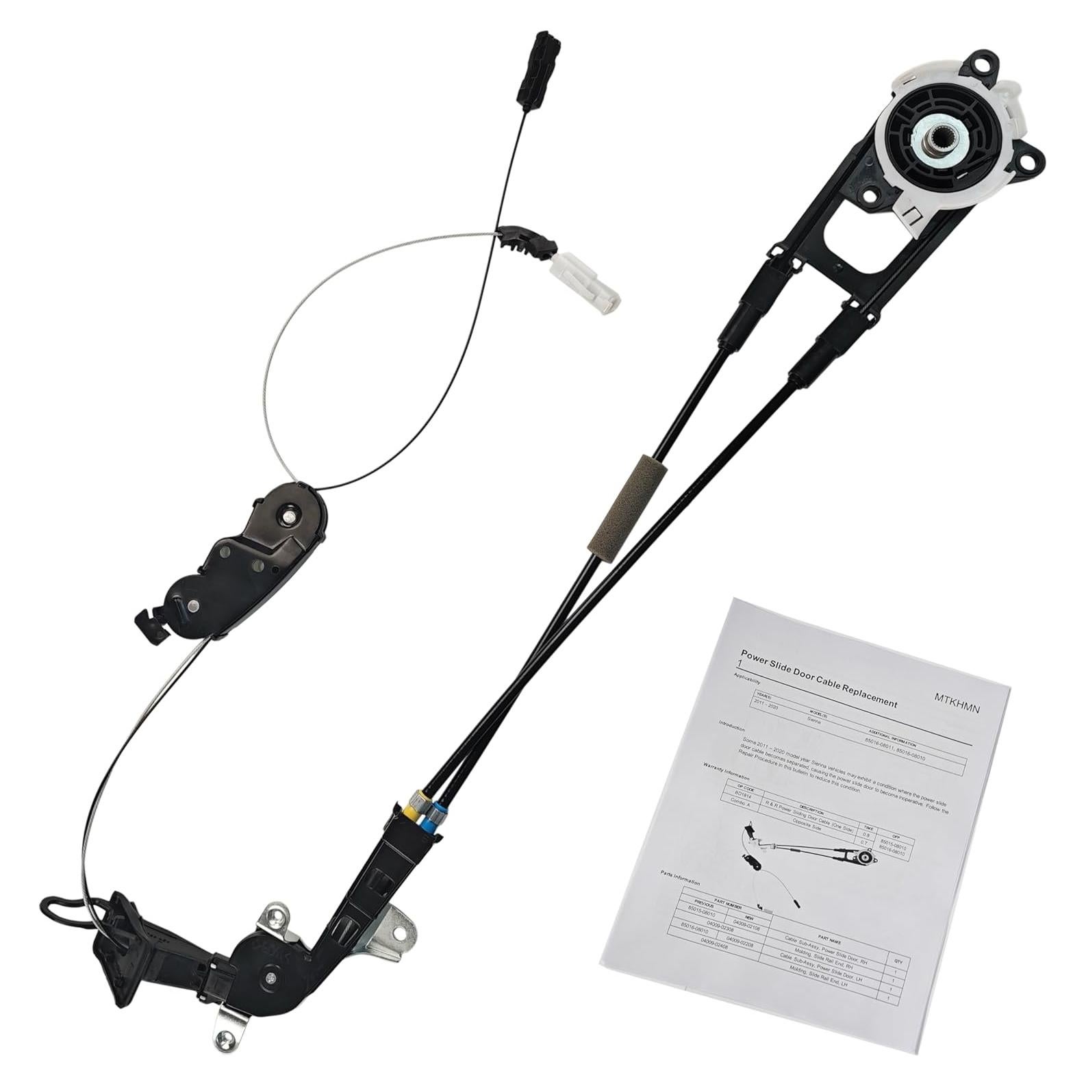 Conjunto de Cable de Puerta Deslizante MTKHMN para Toyota Sienna 2011-2020