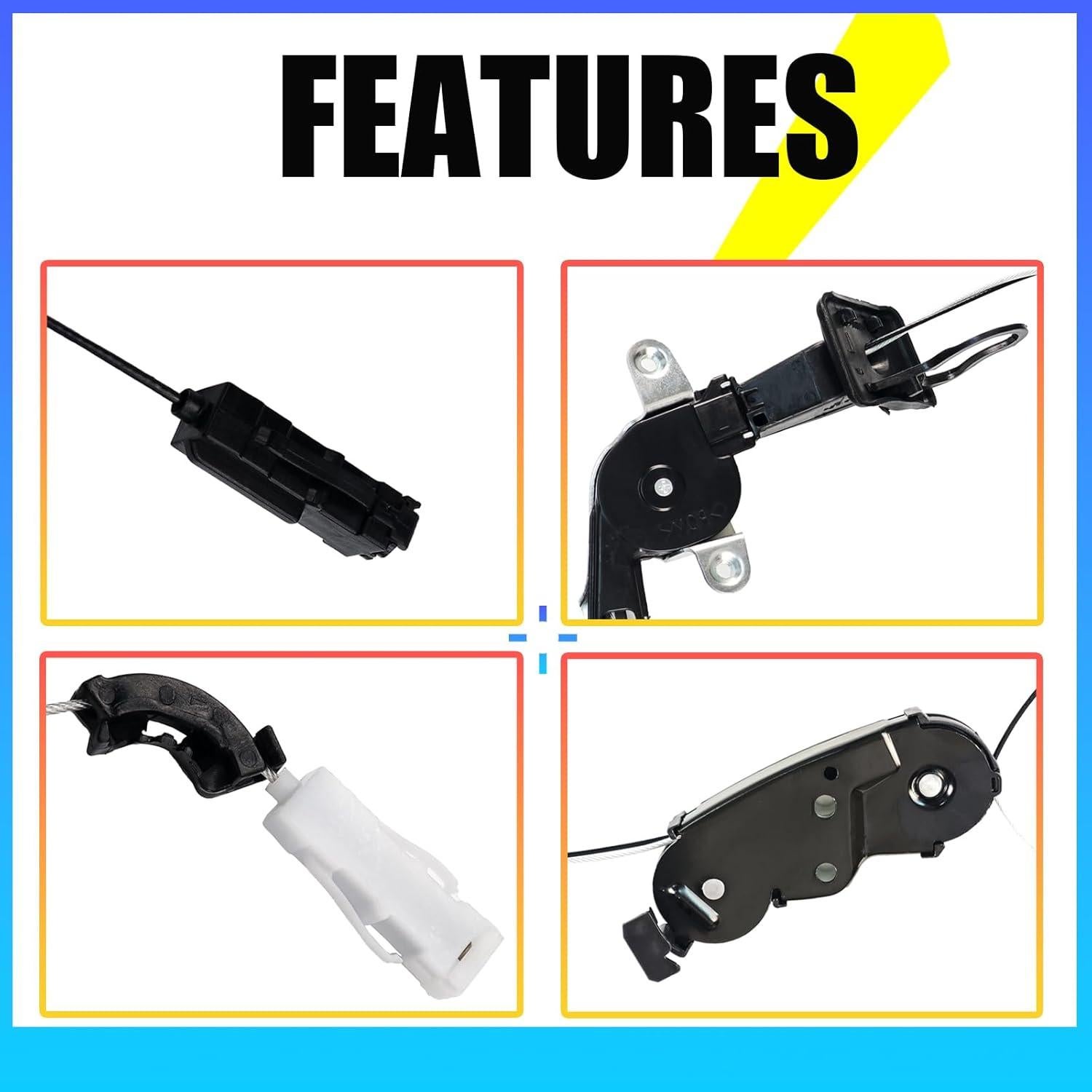 Conjunto de Cable de Puerta Deslizante MTKHMN para Toyota Sienna 2011-2020