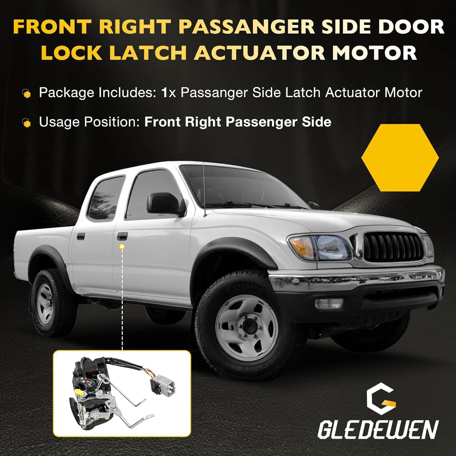 Actuador de Cerradura de Puerta Lateral Toyota Tacoma 1998-2004