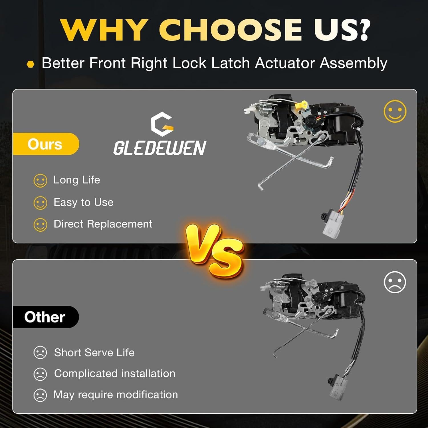 Actuador de Cerradura de Puerta Lateral Toyota Tacoma 1998-2004
