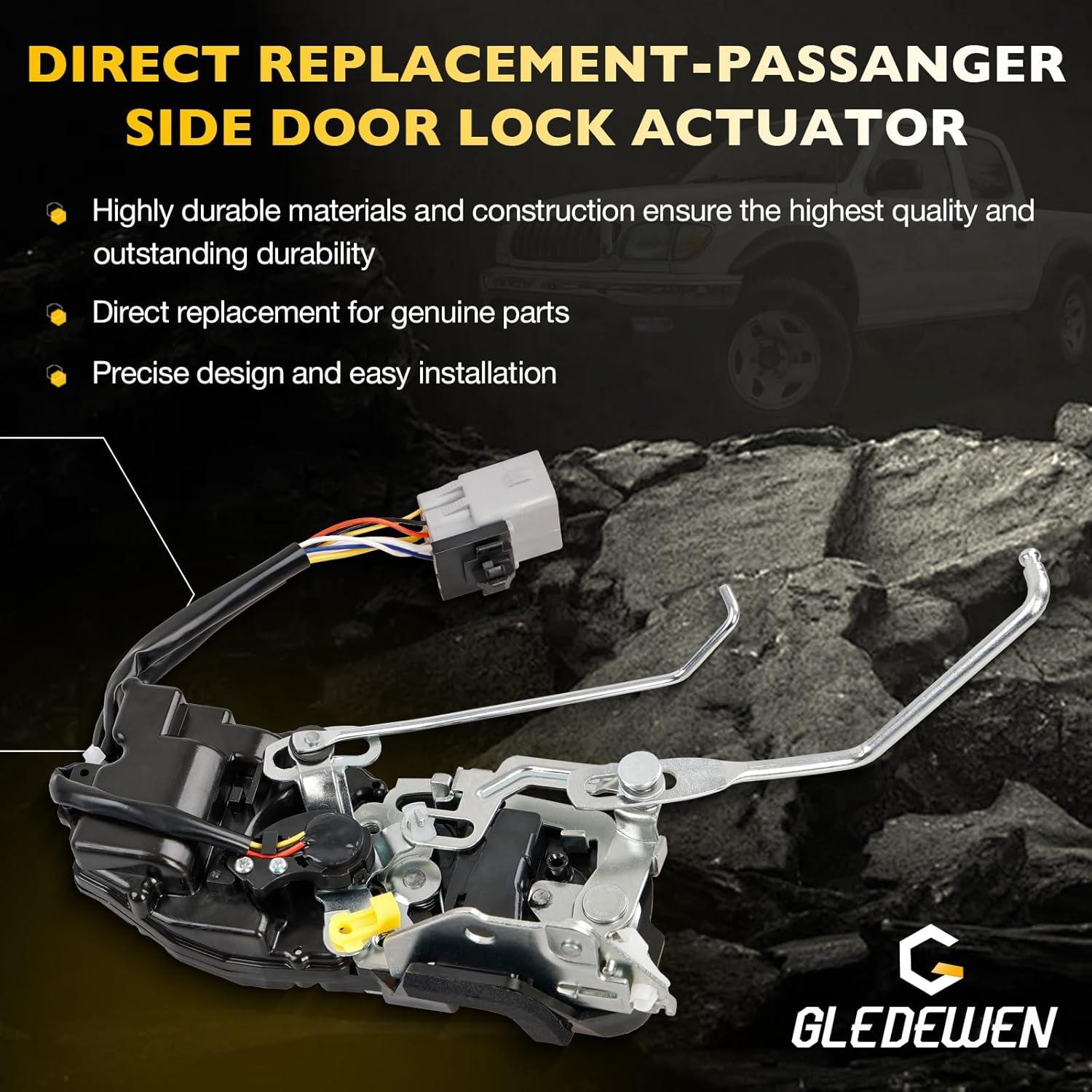 Actuador de Cerradura de Puerta Lateral Toyota Tacoma 1998-2004