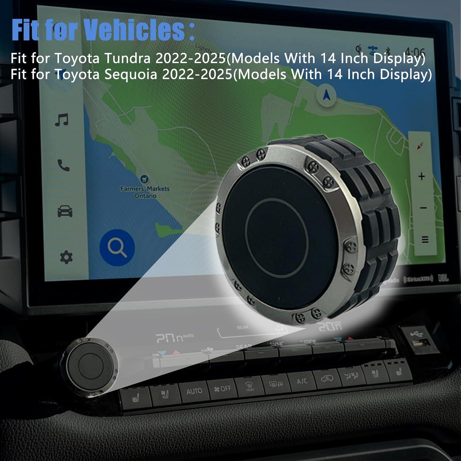Control de Volumen con Perilla OURWILLSM para Toyota Tundra/Sequoia 2022-2025