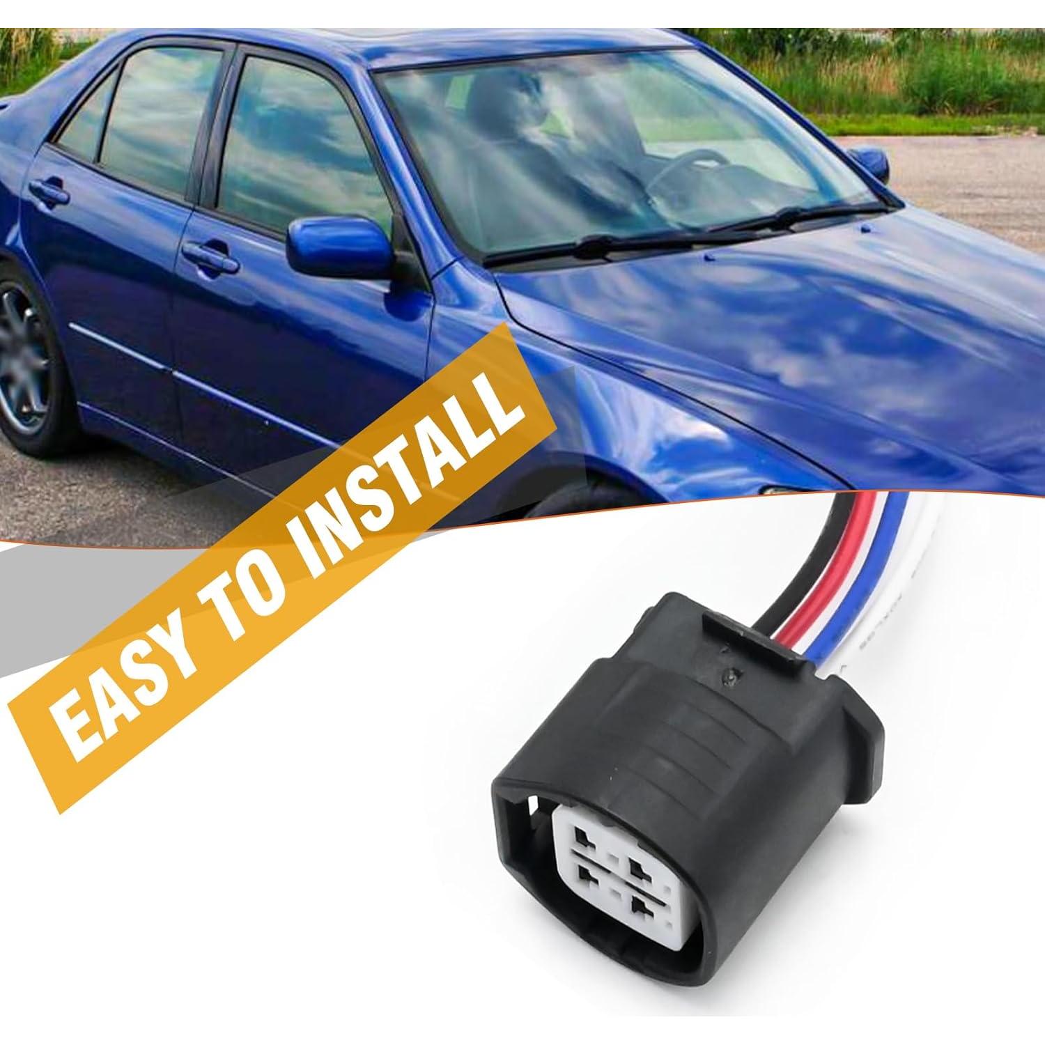 Conector de arnés de reparación 4 pines Laffoonparts para Toyota Lexus