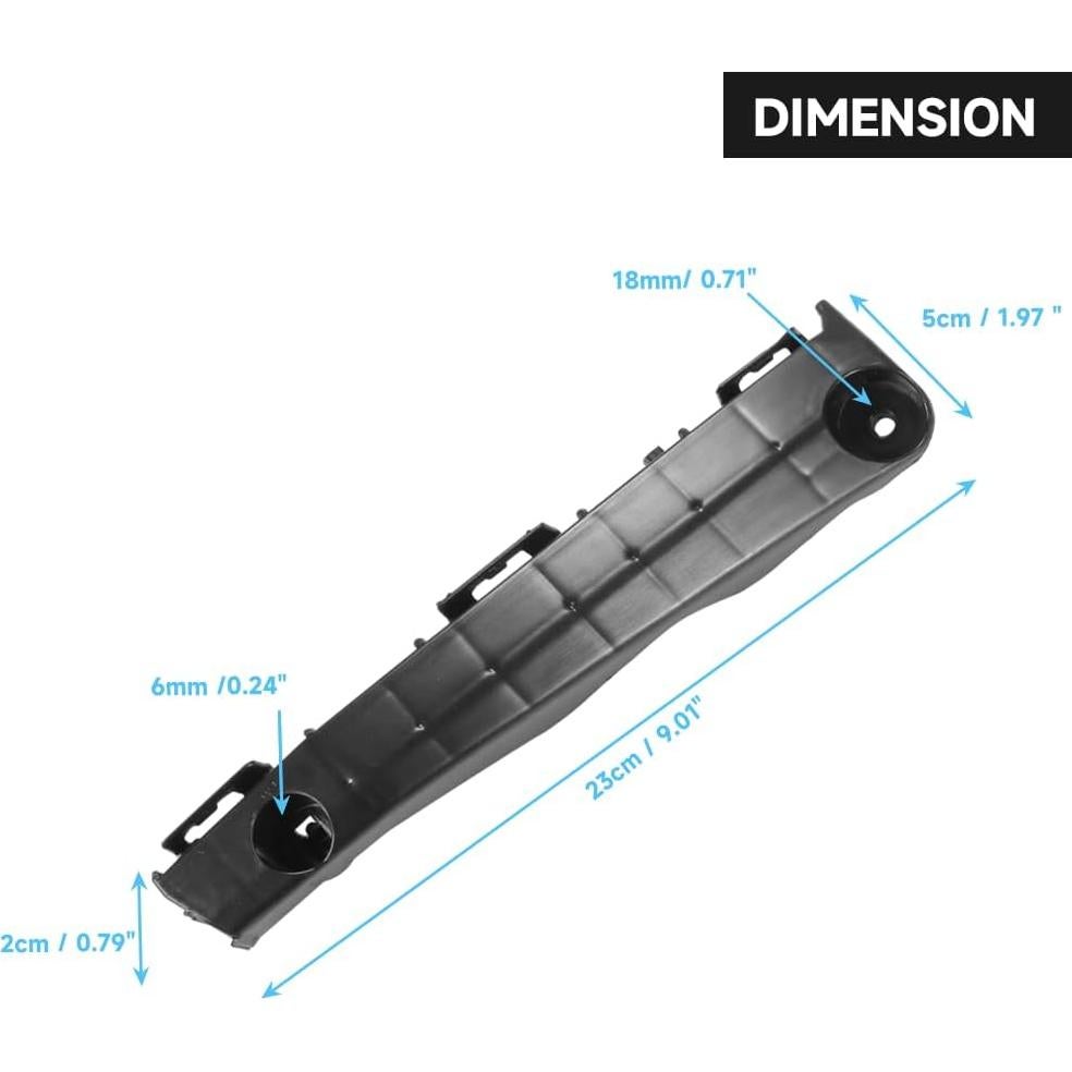 Soporte de Parachoques Delantero YOLLKY para Toyota Camry 2012-2014