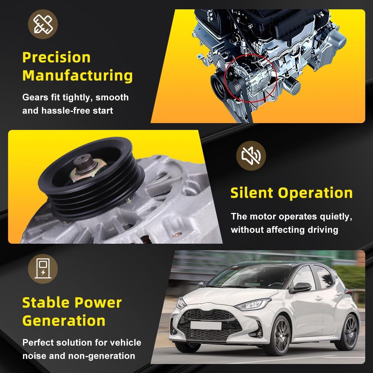 Alternador Reconstruido Katutude 80 Amp para Toyota Yaris 2006-2009