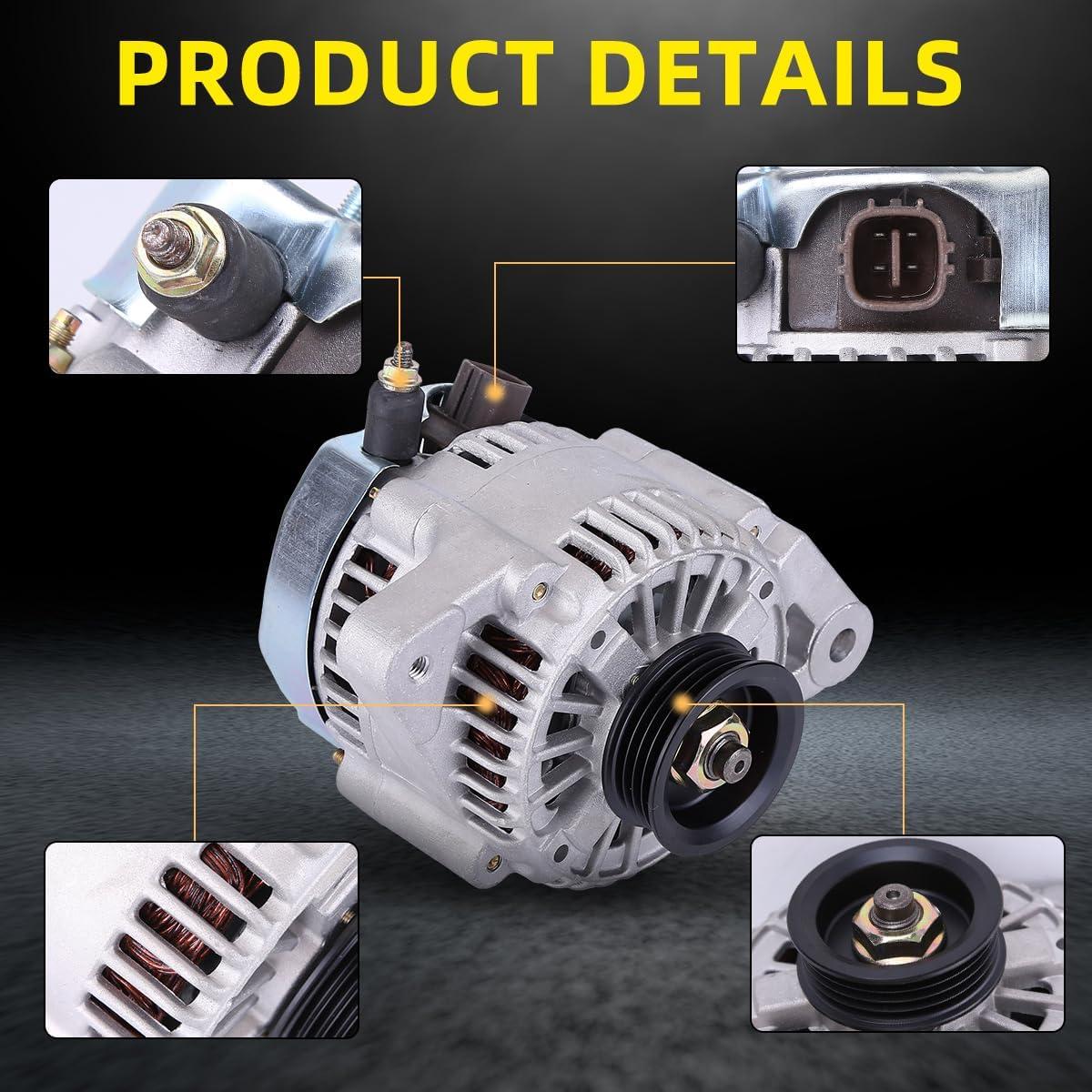 Alternador Reconstruido Katutude 80 Amp para Toyota Yaris 2006-2009