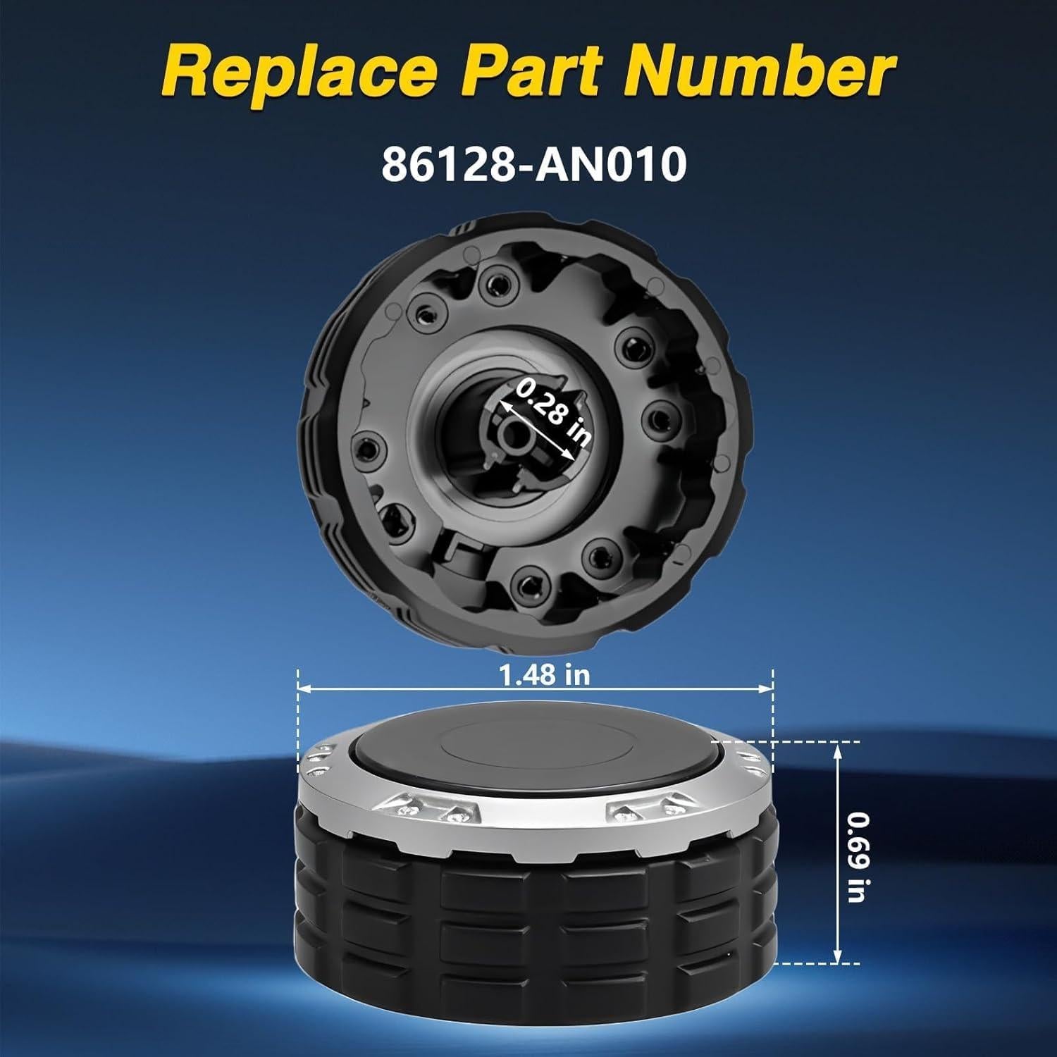 Botón de Control de Volumen FUSCH para Toyota Tundra/Sequoia 2022-2025
