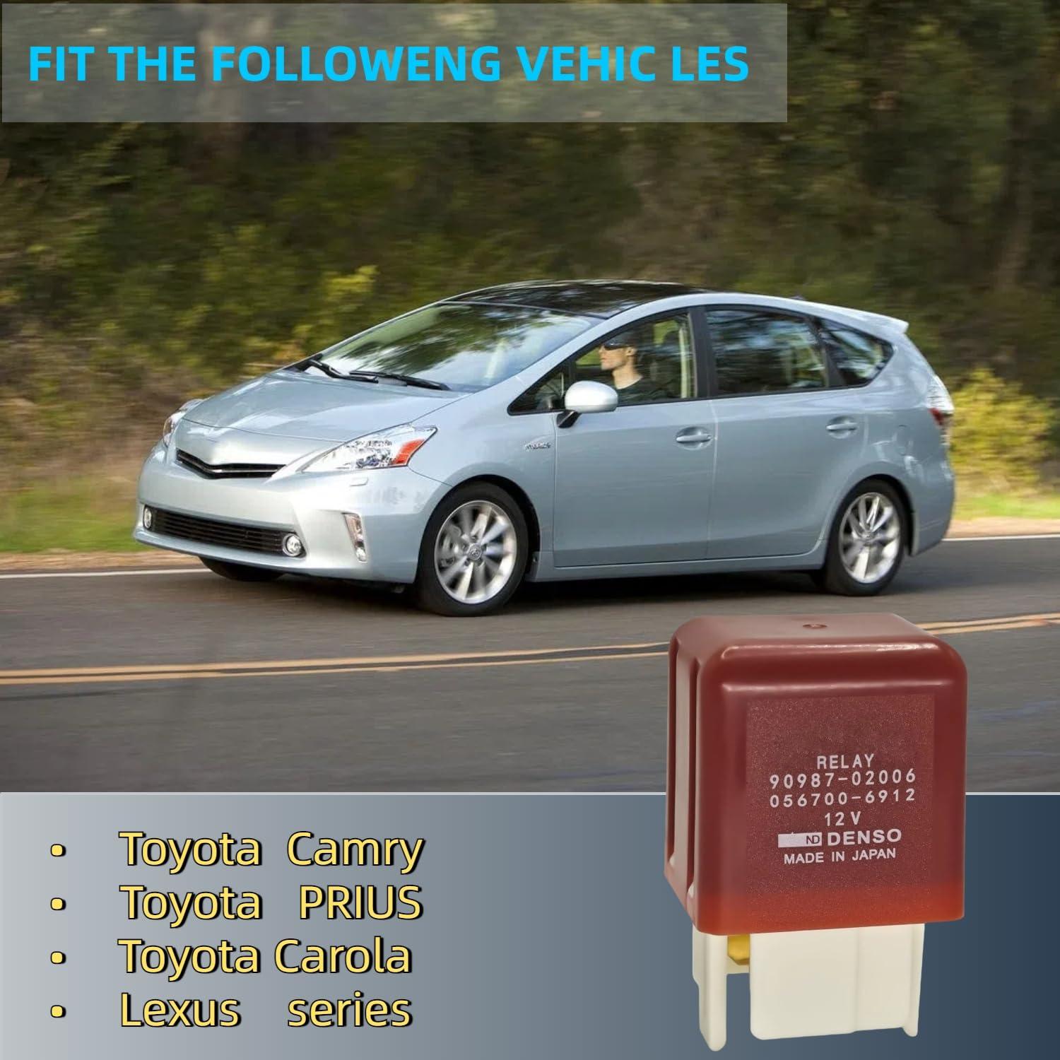 Relé Automotriz 12VDC 40A 4 Pines Asimio para Toyota Lexus