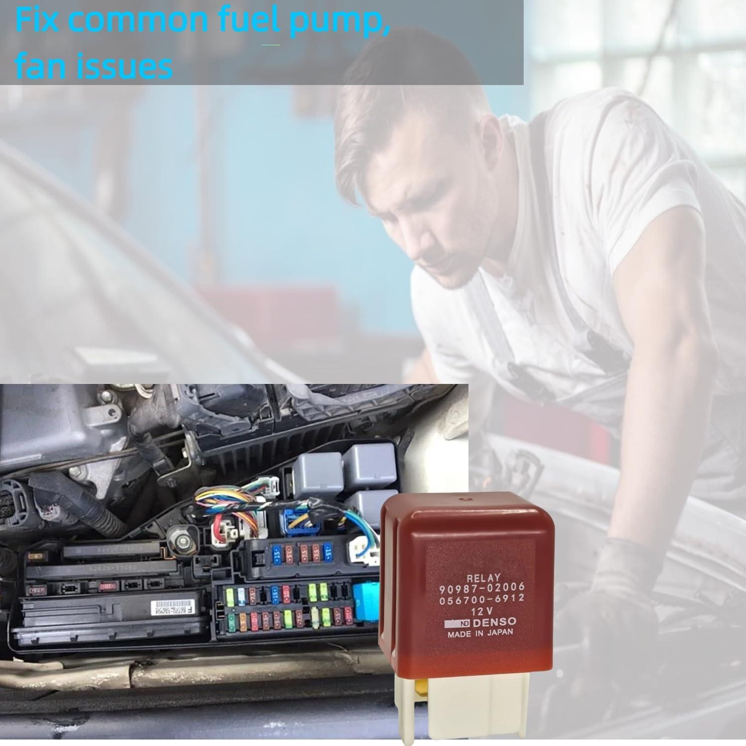 Relé Automotriz 12VDC 40A 4 Pines Asimio para Toyota Lexus