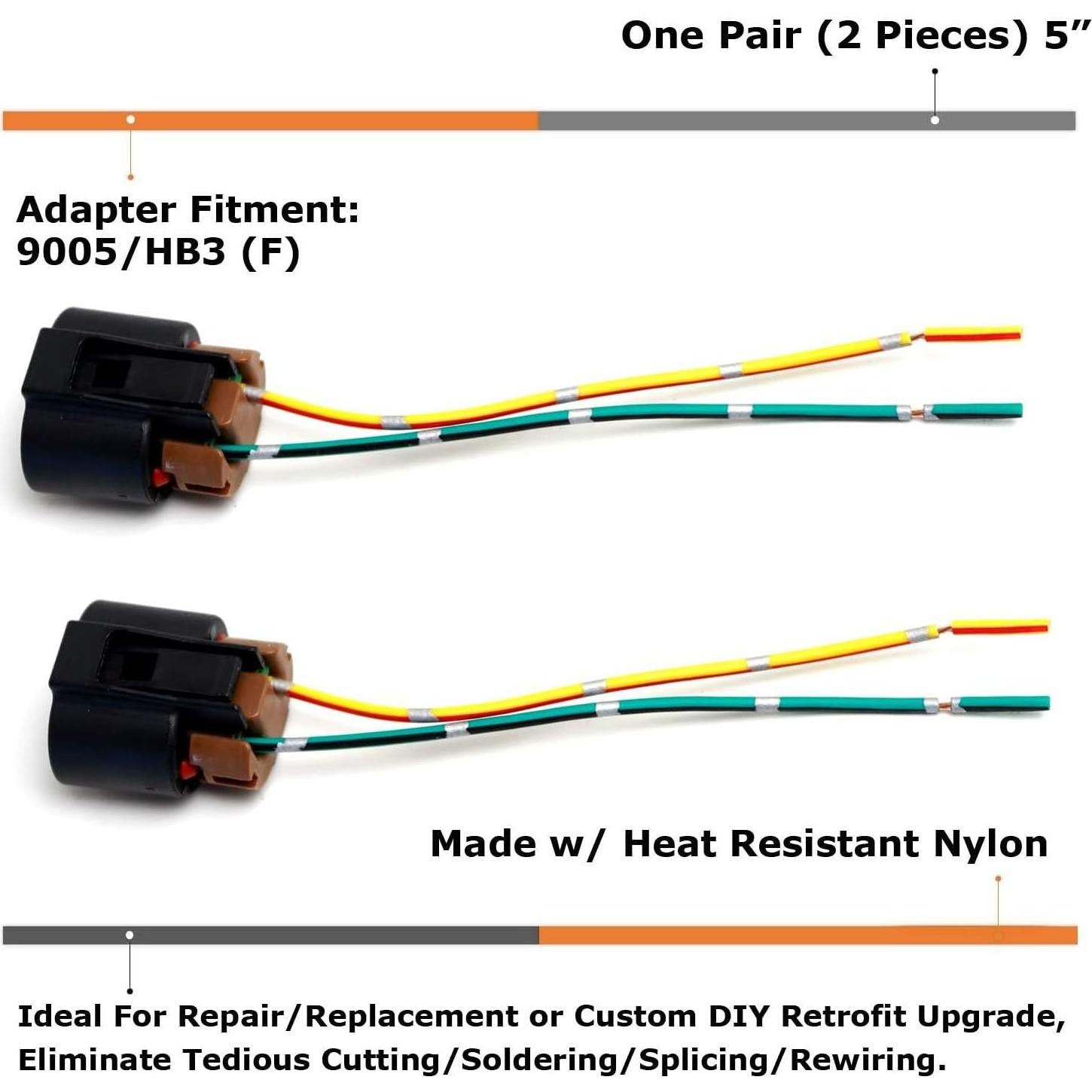 Conectores Hembras 9005 iJDMTOY para Toyota/Lexus - Par de 2
