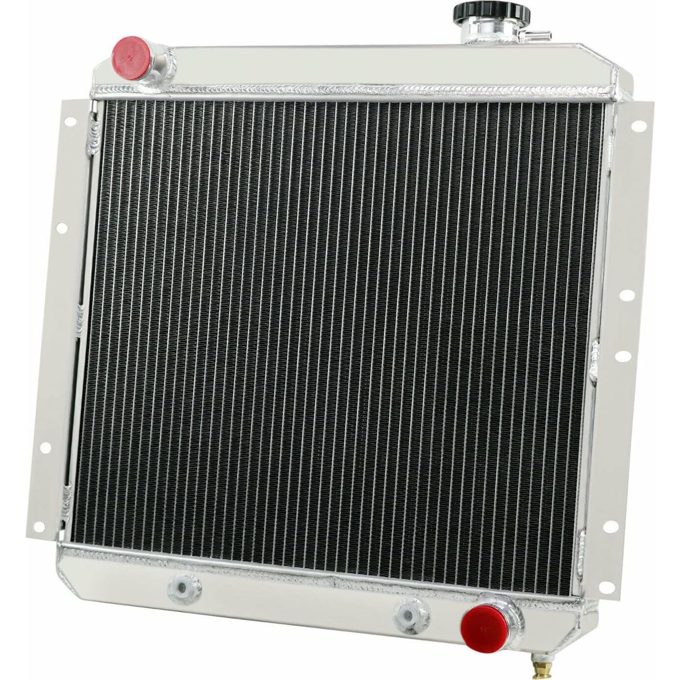 Radiador de Aluminio 4 Filas COOLINGBEST para Toyota FJ40 FJ45 1958-1984