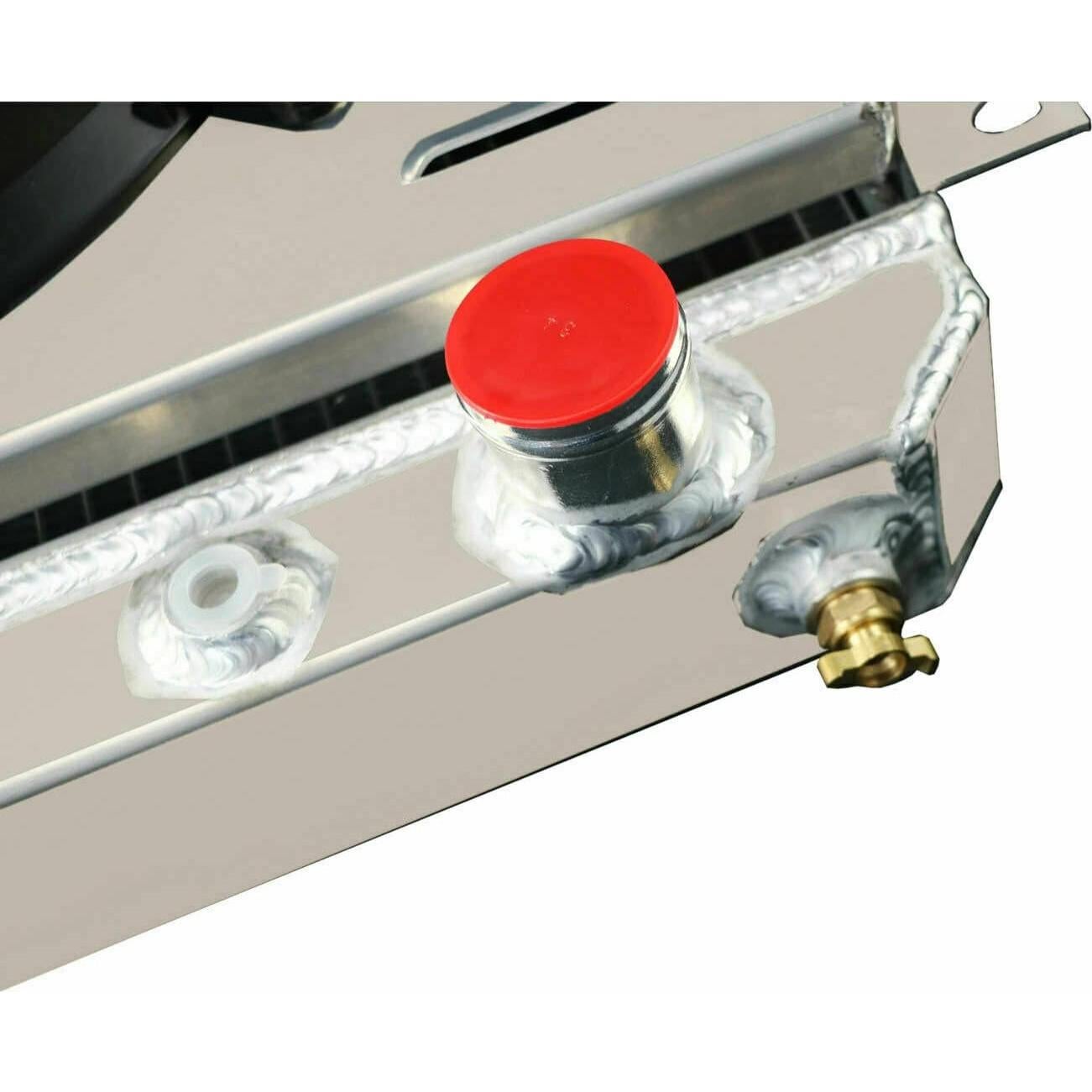 Radiador de Aluminio 4 Filas COOLINGBEST para Toyota FJ40 FJ45 1958-1984