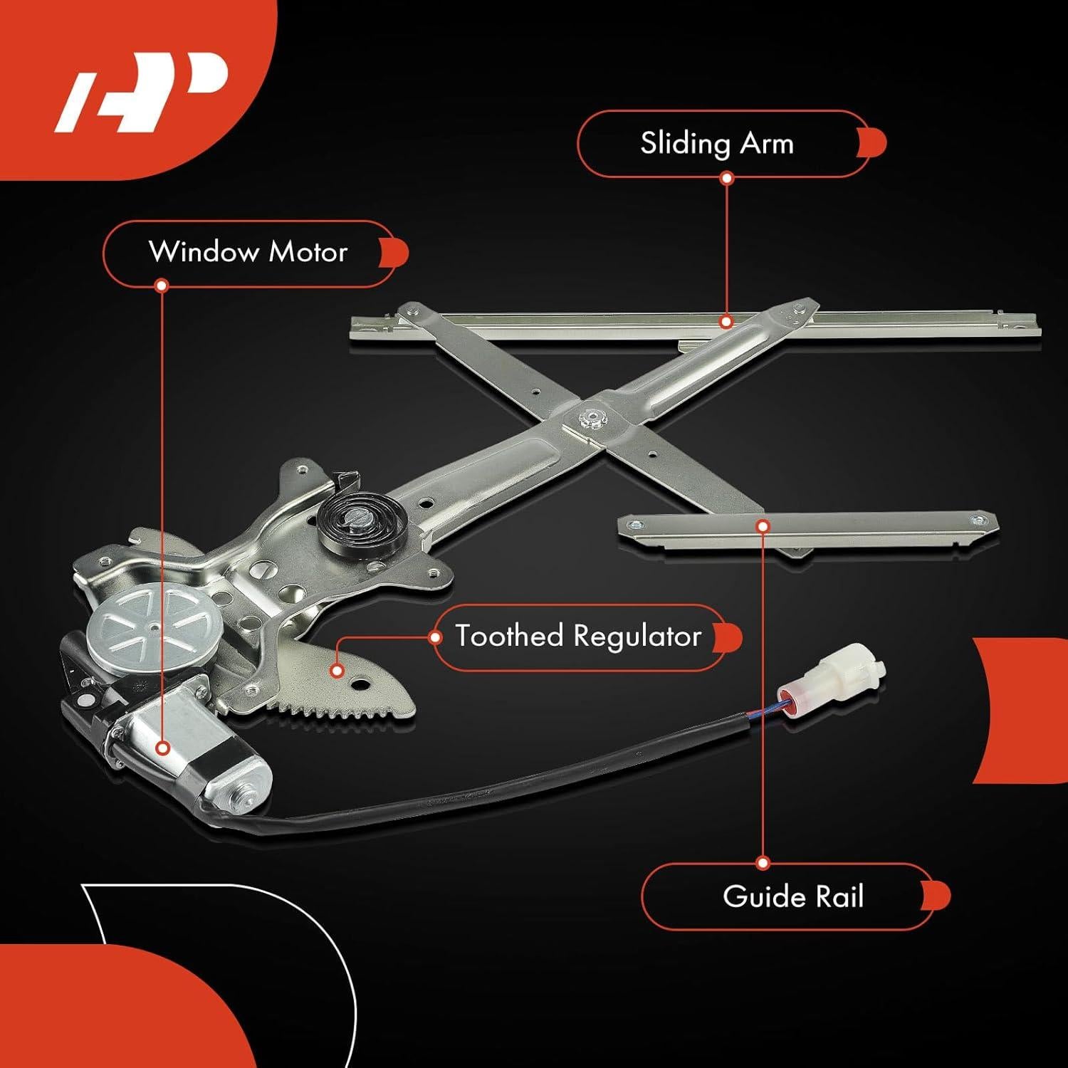 Regulador de Ventana Eléctrico A-Premium Toyota 4Runner 1984-1989