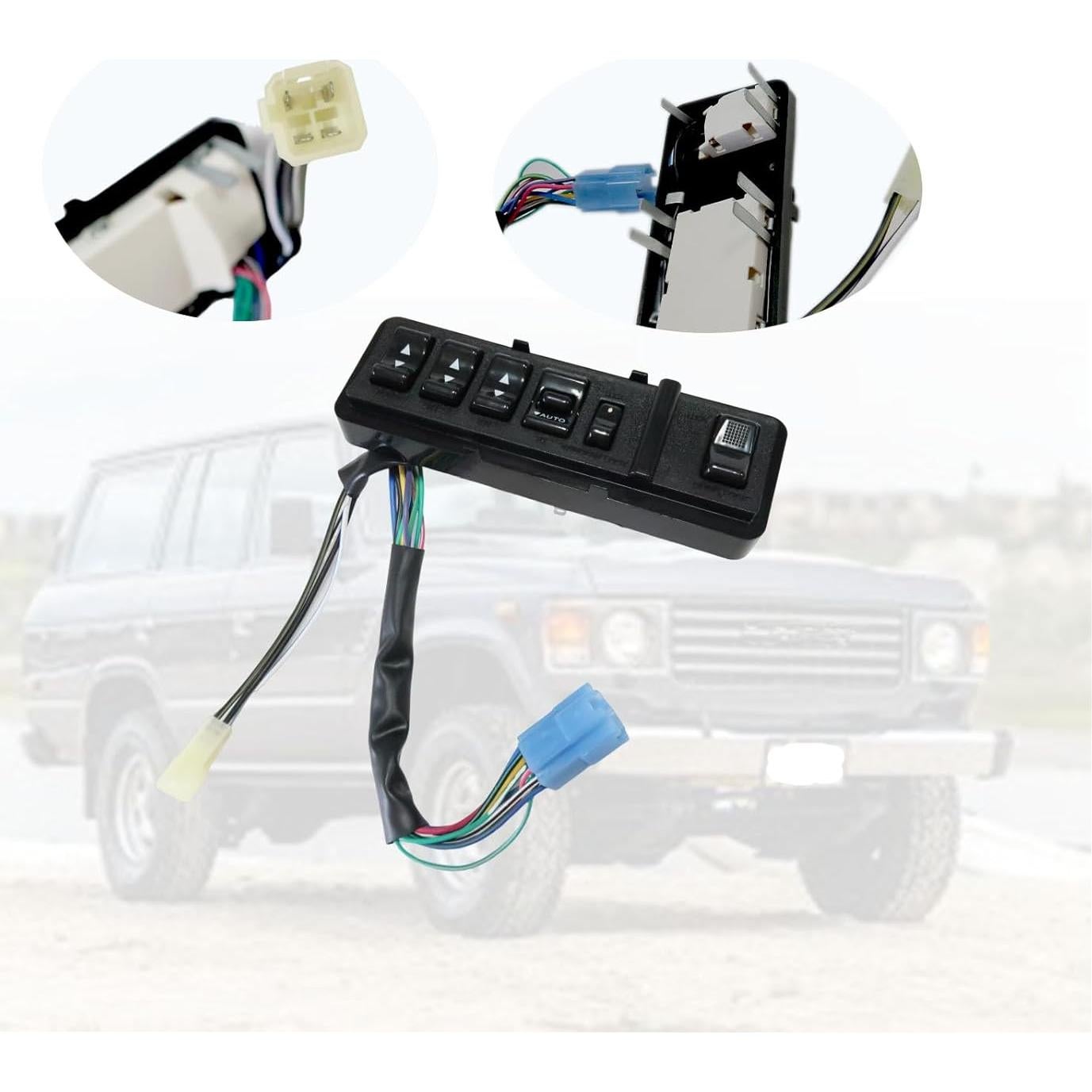 Interruptor Maestro Ventana Eléctrica Toyota Land Cruiser 1981-1992