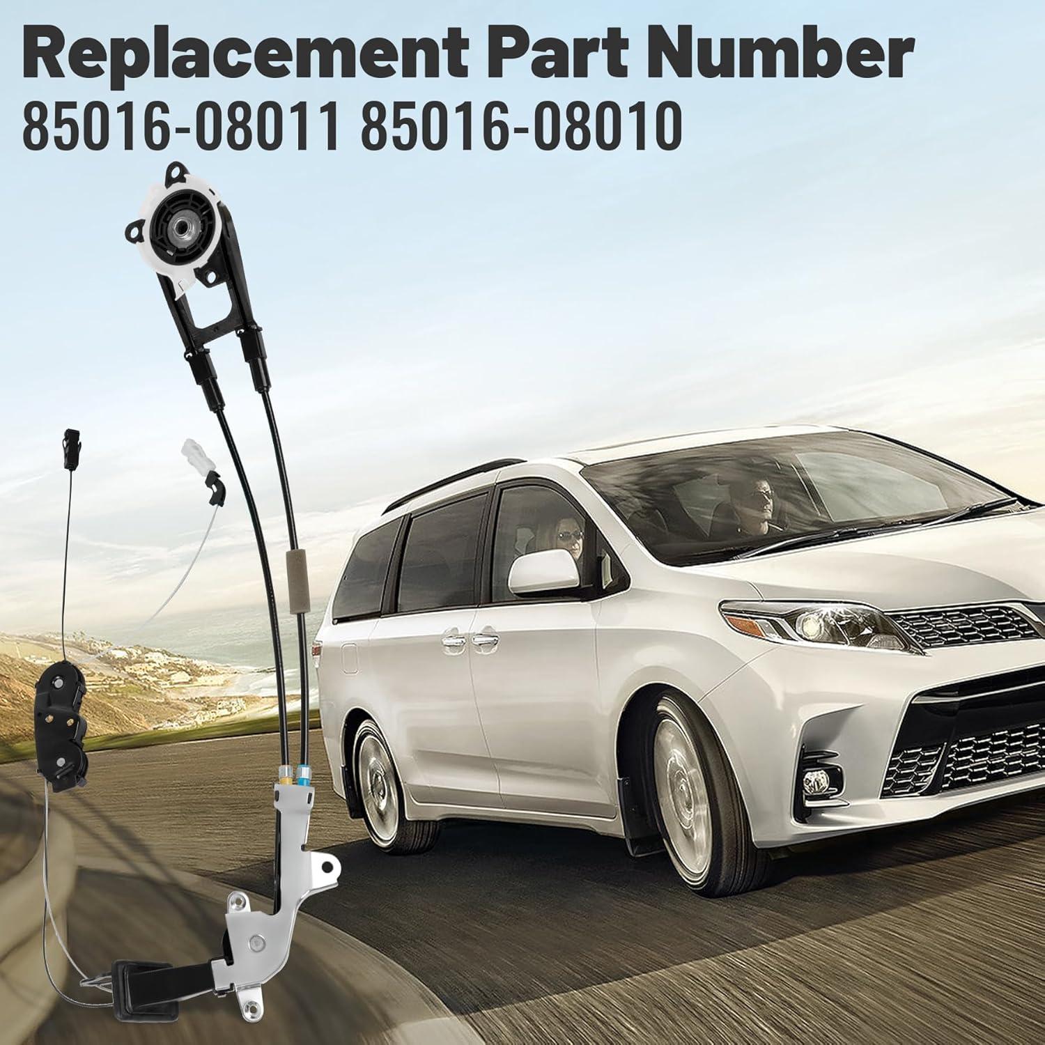 Conjunto de cable de puerta corrediza eléctrica TUOSTPY Toyota Sienna 2011-2020