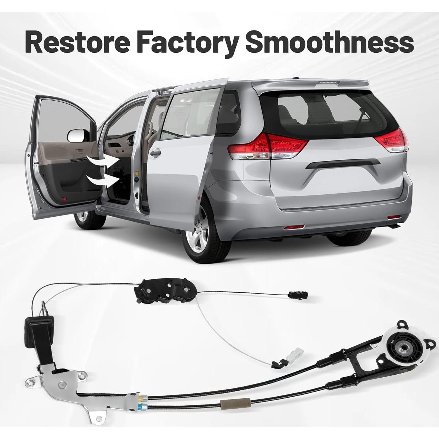 Conjunto de cable de puerta corrediza eléctrica TUOSTPY Toyota Sienna 2011-2020