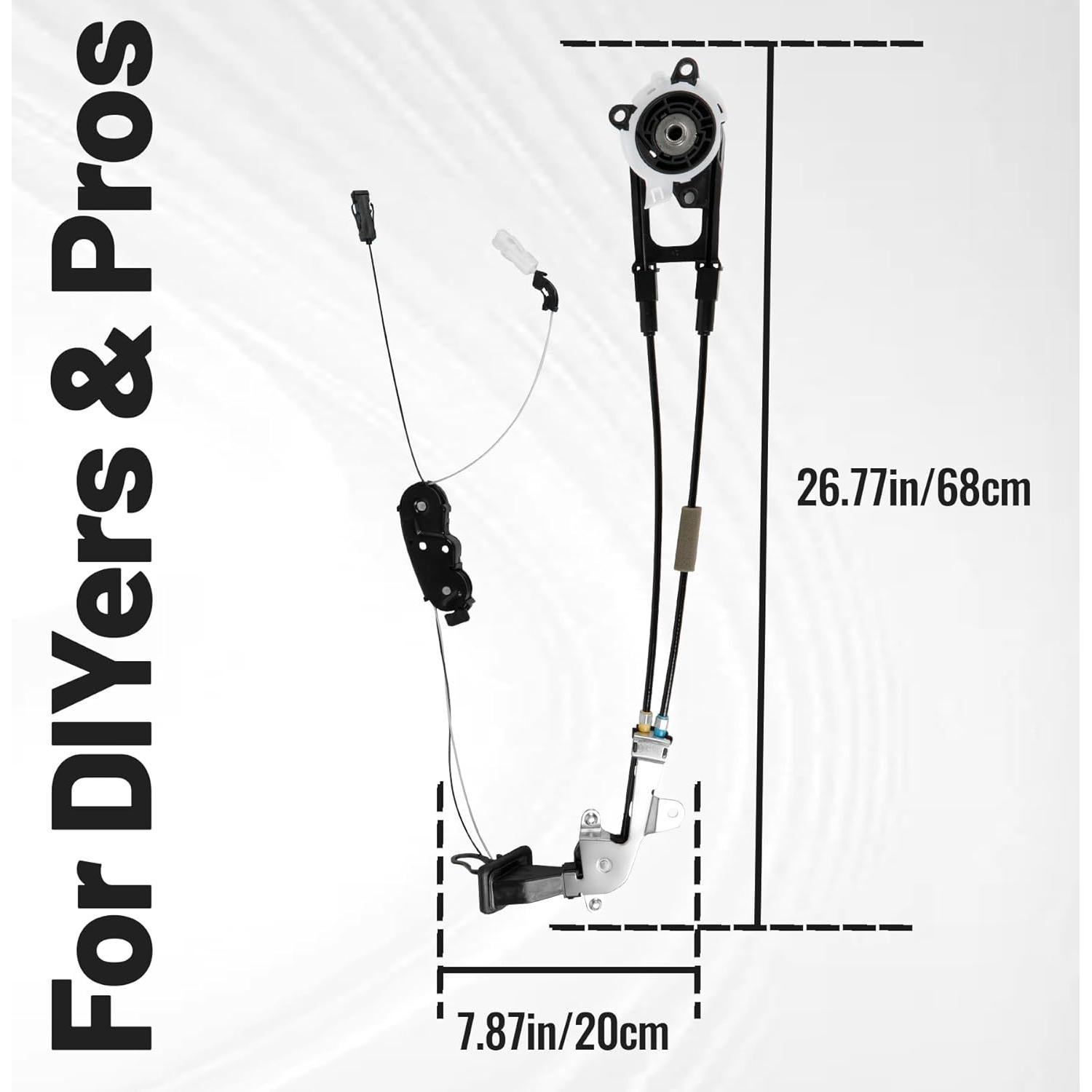 Conjunto de cable de puerta corrediza eléctrica TUOSTPY Toyota Sienna 2011-2020