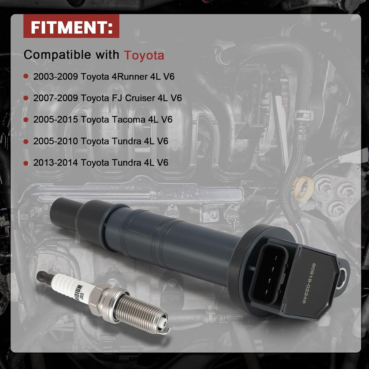 Paquete Bobina de Encendido y Bujías Iridio KacuYelin UF495