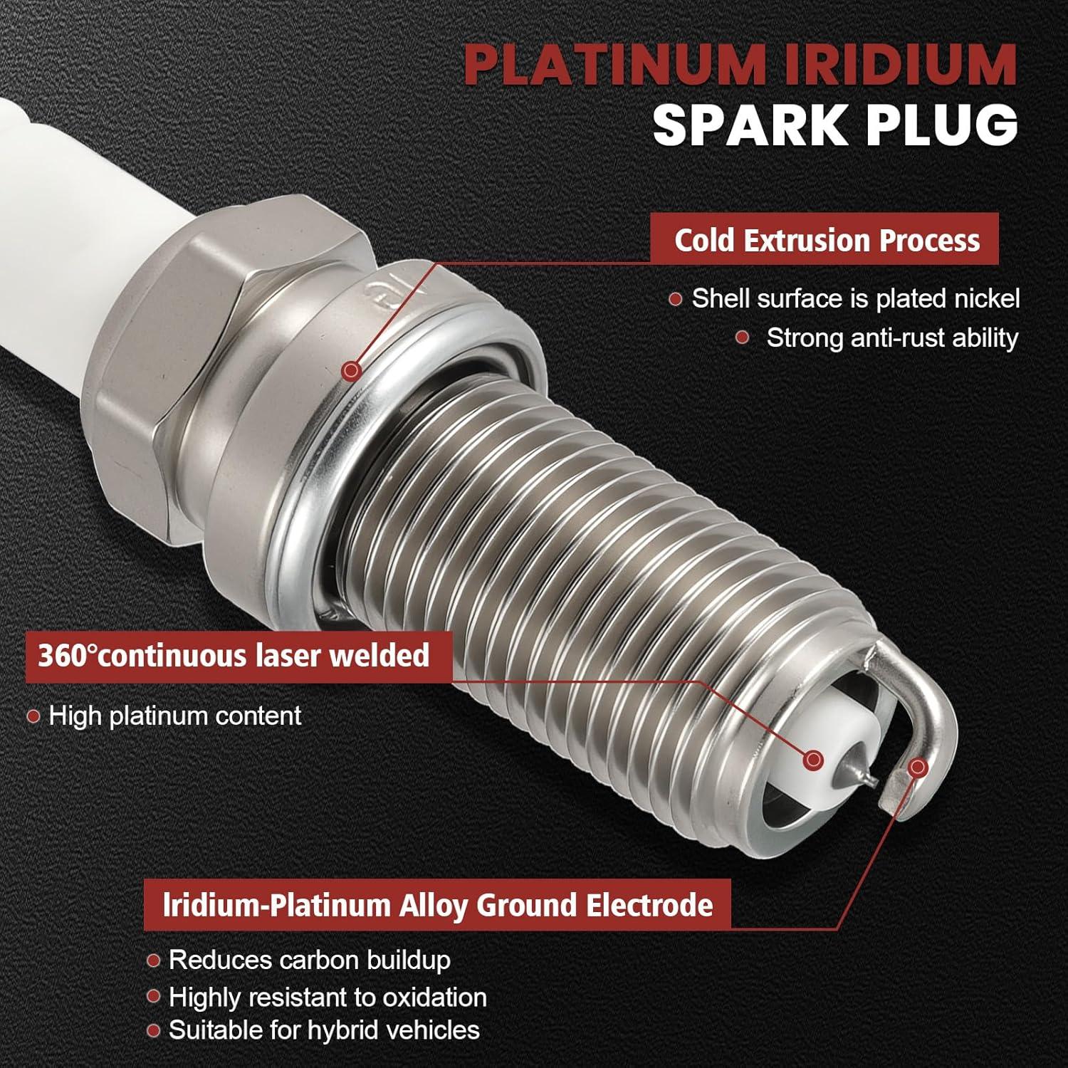 Paquete Bobina de Encendido y Bujías Iridio KacuYelin UF495