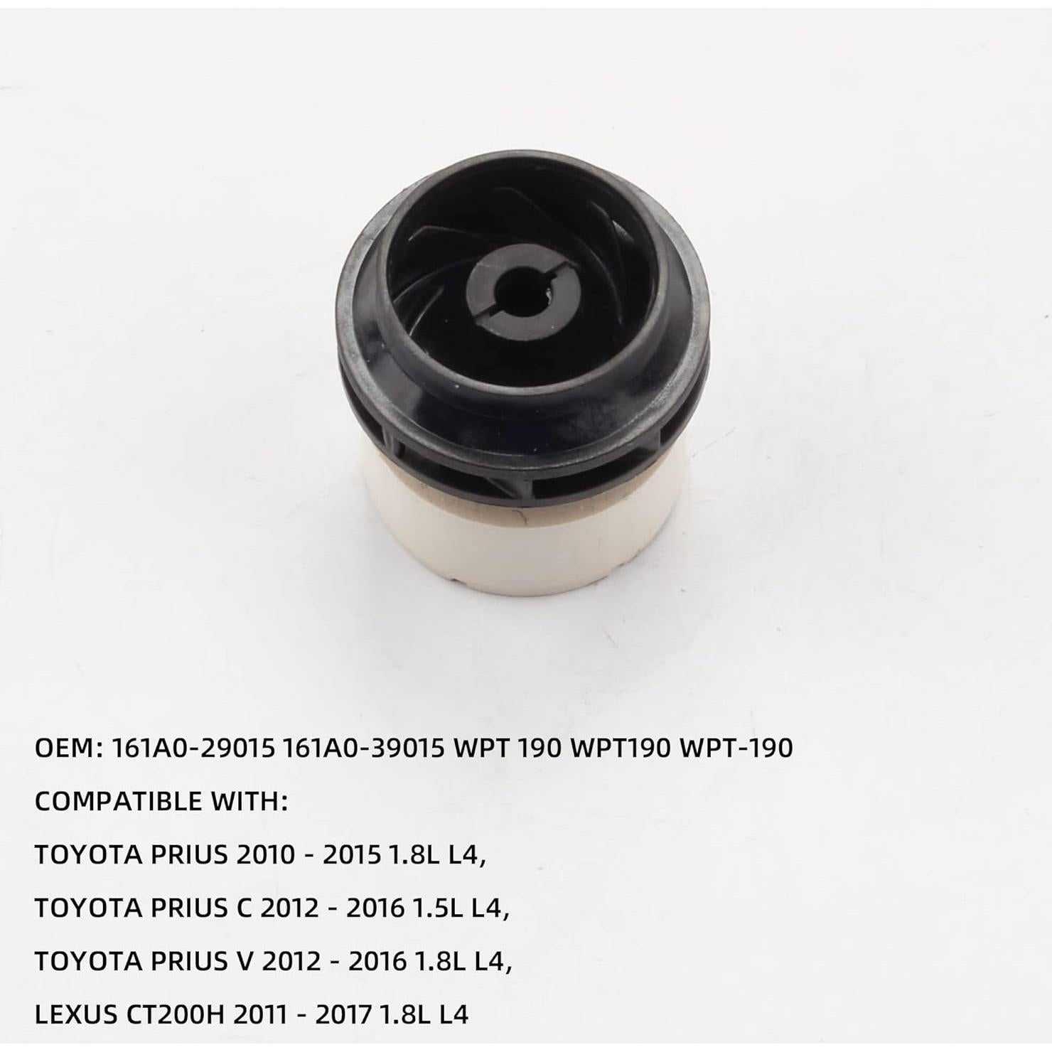 Rotor de Bomba de Agua Eléctrica Dasbecan Compatible Toyota Prius 2010-2015