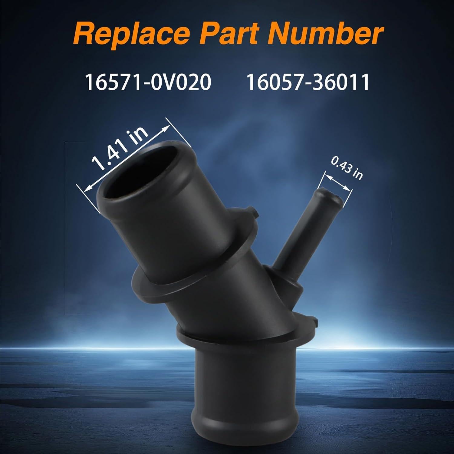 Conector de Manguera Superior Radiador KPALAG para Toyota RAV4 2009-2012