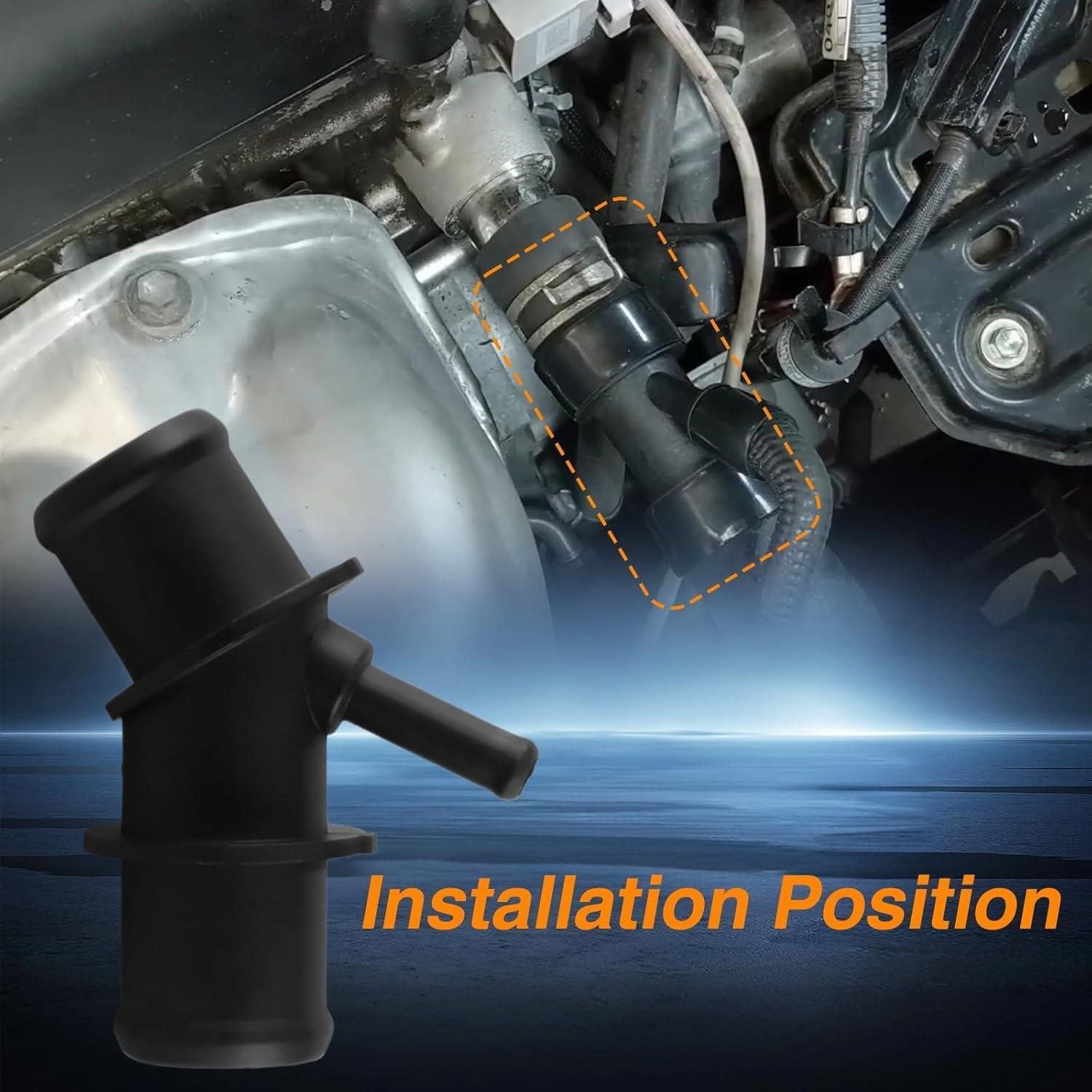 Conector de Manguera Superior Radiador KPALAG para Toyota RAV4 2009-2012