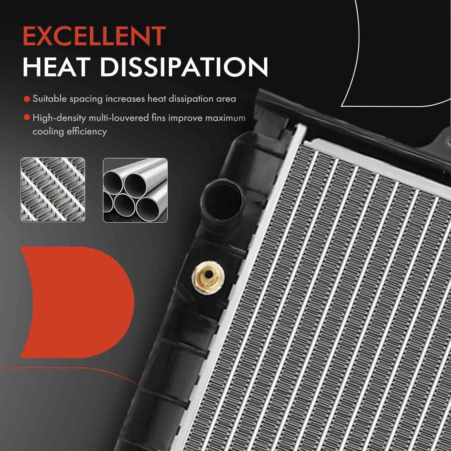 Radiador A-Premium para Toyota Tacoma 1995-2004 Automático