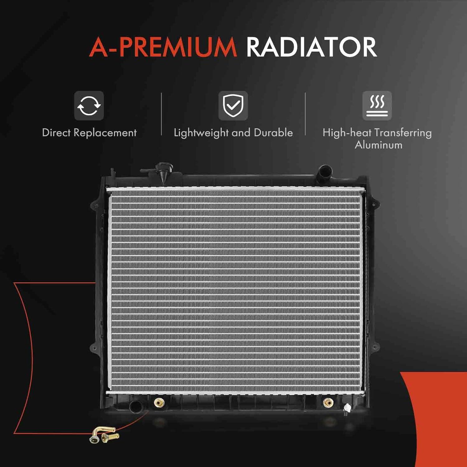 Radiador A-Premium para Toyota Tacoma 1995-2004 Automático