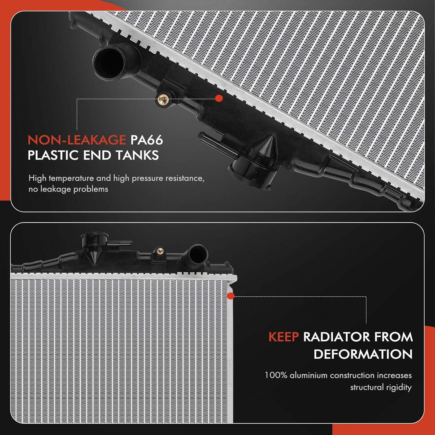 Radiador de Refrigerante A-Premium para Toyota Corolla 1984-1987