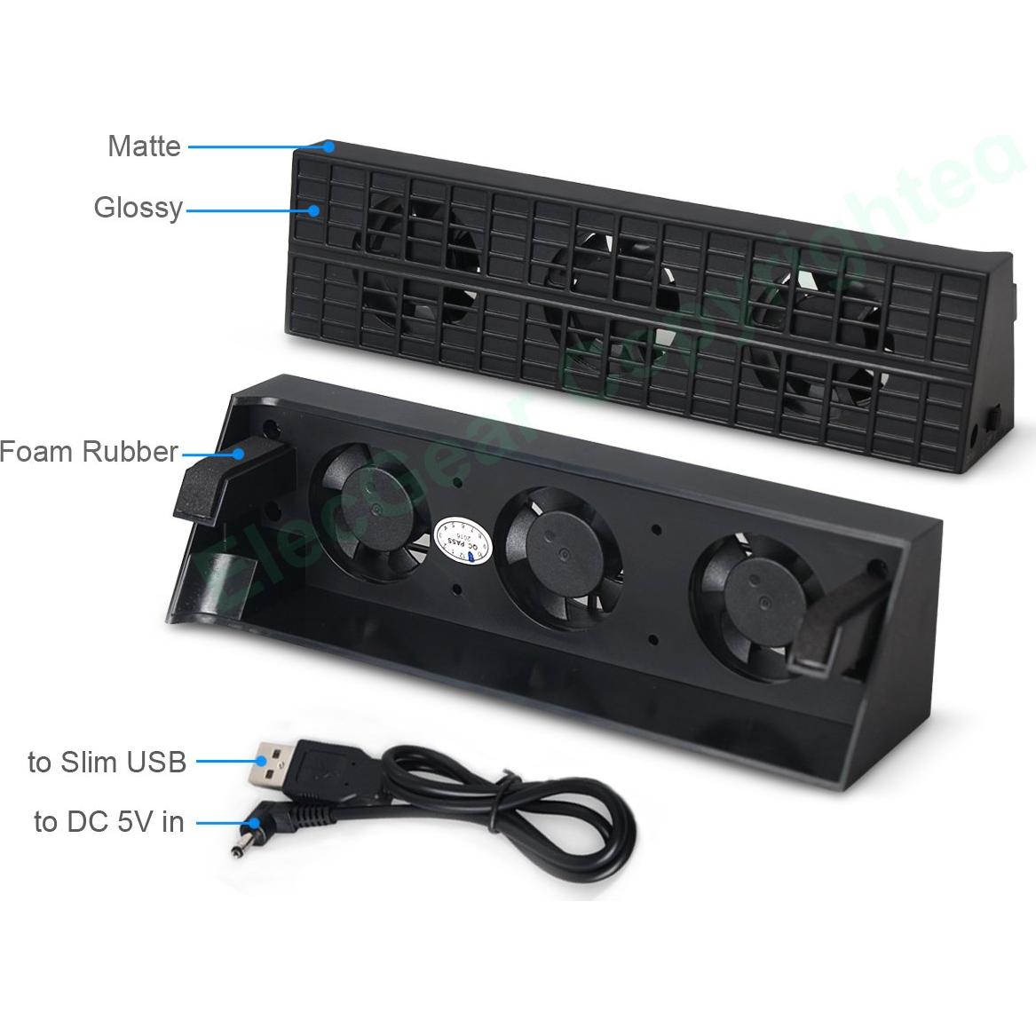 Ventilador de Enfriamiento ElecGear TP4-819 para PS4 Slim