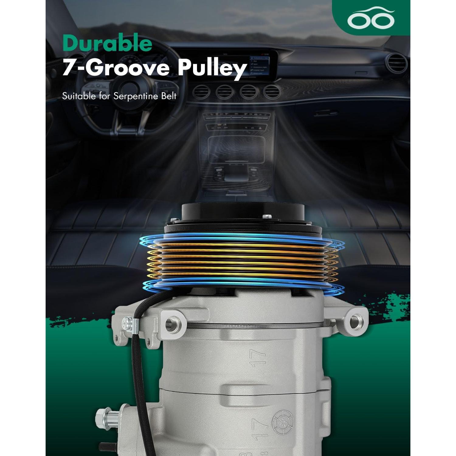 Compresor de AC SCITOO para Jeep 2007-2010 10S17C 6.43 kg