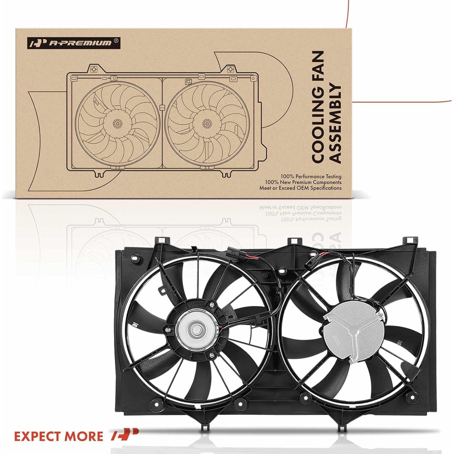 Ventilador de Enfriamiento A-Premium para Toyota Camry 2007-2009